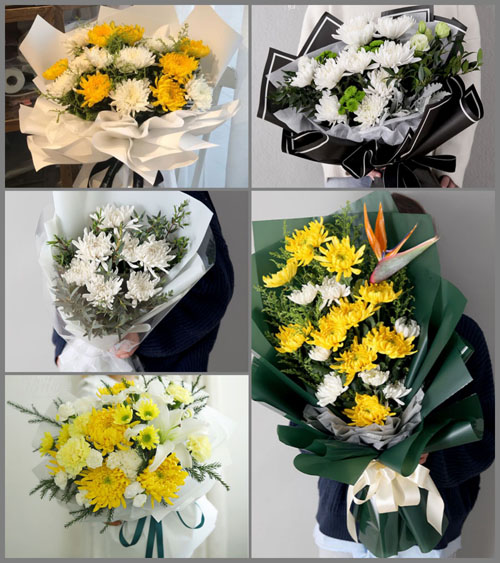 山西运城万荣县光华乡白事花束代送